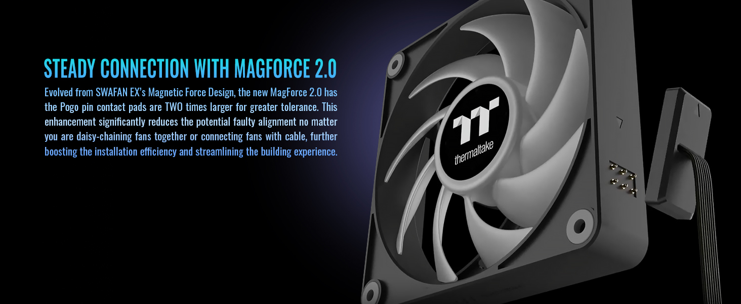 Thermaltake CT140 EX ARGB Sync PC Cooling Fan (3-Fan Pack)